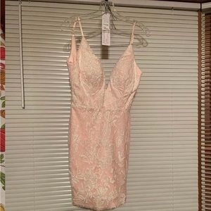 Clarisse Pink homecoming dress